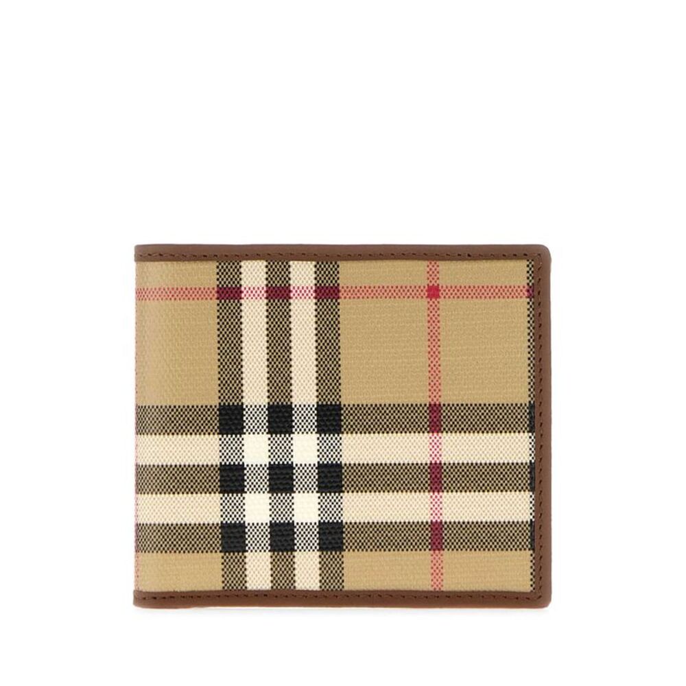 Burberry Men Printed Canvas Wallet